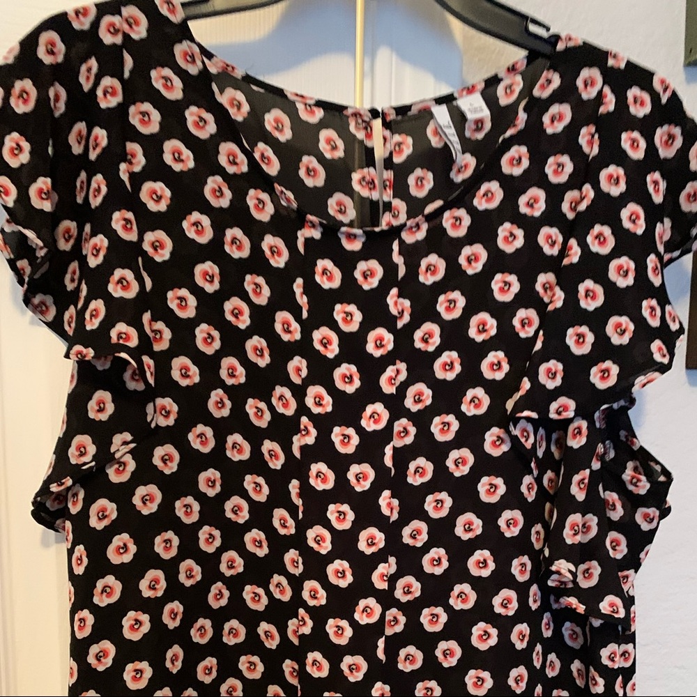 Cap sleeve blouse tank